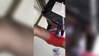 Fucking her Snatch with Rocky..she Gets Leaking Soak. Chocolate Black Twat for Me.