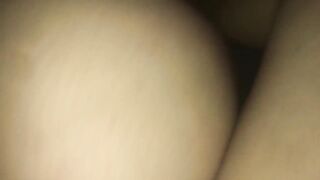 19 Year Old bimbo gets pounded from behind Hispanic's long booty