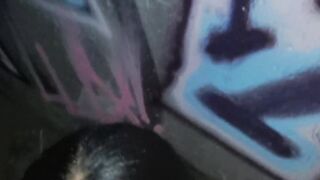 Fort York Site Wild BLOWJOB Outdoors and Deepthroating Lovely Cummed