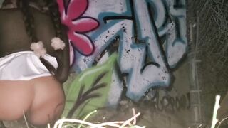 Fort York Site Wild BLOWJOB Outdoors and Deepthroating Lovely Cummed