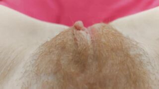 point of view beauty milf Sitting on Ur Face with Long Plug inside Butt, Huge Vagina Lips and Clitoris