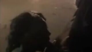 Black Thot milf Blowing Long Penis outdoor inside Front of the Neighborhood