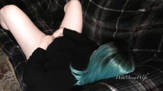 mom Caught Squirting on Couch