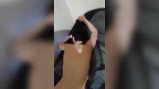Thin Spun Hoe Gets Rammed into her little Pink Twat