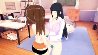 Diane x Hinata - Lesbo Anime - Seven Deadly Sins