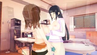 Diane x Hinata - Lesbo Anime - Seven Deadly Sins