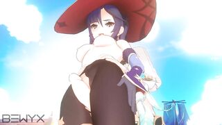 Mona Thighjob Creampie Genshin Impact Venti