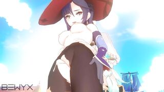Mona Thighjob Creampie Genshin Impact Venti
