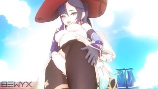 Mona Thighjob Creampie Genshin Impact Venti
