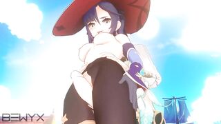 Mona Thighjob Creampie Genshin Impact Venti