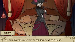 Witch Hunter Coach | Lonely and lusty BONDAGE widow with