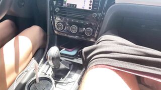 point of view milf Toes Tease and Hand Job while Driving