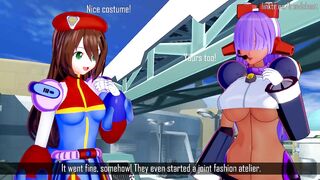 [STILLS+AUDIO] Thin, Big Titted, Tanned, it's an all Builds you could want Mega Man X DiVE Group Sex