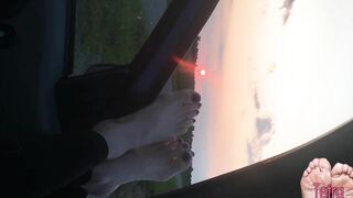 Sunset with Tetra Toes