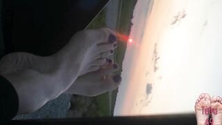 Sunset with Tetra Toes