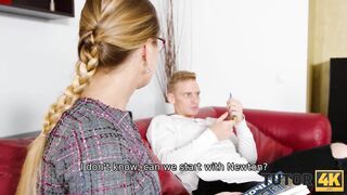 TUTOR4K. Physics Tutor Dragged in Unplanned Affair with new Schoolgirl