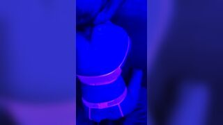 Fat Butt Gets Double Penetrated with Penis and Booty Plug