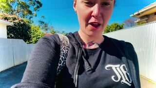 OUTDOORS getting my Jugs out on my Morning Walk