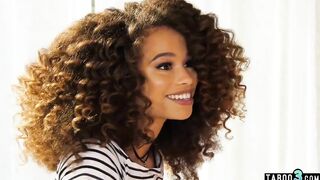 Black teenagers step daughter Cecilia Lion provides her african vagina to