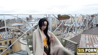 SISPORN. Petite colleen took clothes off to be drilled by