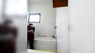 Zulu Native with Nice Breasts Vibrator inside Cunt