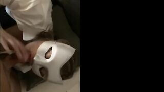 Slutty Amelia Touches her Swollen Cunt and Takes a Stranger's Penis Deep into her Throat - pov