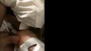 Slutty Amelia Touches her Swollen Cunt and Takes a Stranger's Penis Deep into her Throat - pov