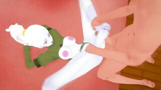Dragon Ball - Vados devils pedicure and toes licking sex tape -