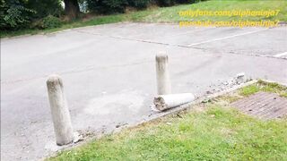 Quick Risky Doggy Style into the Office Vehicle Park