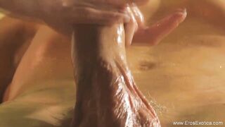 Blonde Beauty Stroking Long Penis Strokes Experience