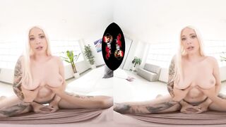 VRLatina - Stunning Big Boobed Blonde Enjoying Spanish Penis VR
