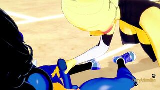 Pokemon Animated Furry Yiff 3D - Lucario x Pikachu rough