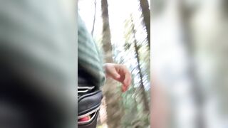 Hike with Milkymama Flashing Engorged Milky Filled Jugs