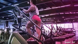 CRAZY HOT BEAUTY WOMEN SWEATED FITNESS / BANGED BY A STALLION