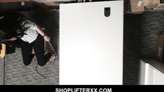Bound chick Shoplifter Kylie Martin Sucking Off Long Dick