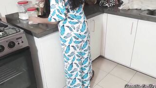 My Super Sexy Step Daughter into Blue Dress Cooking Is My Sex