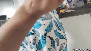 My Super Sexy Step Daughter into Blue Dress Cooking Is My Sex