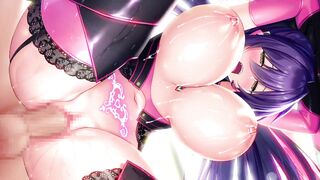 HENTAI/A CUTIE WITH LONG TITTIES AND HOT PANTYHOSE LOVES THE DOGGY STYLE TEASING AND ROUGH SEX