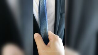 Bimbo mom Blows the Cum from 2 Guys into Suits - Vanessa L Summers