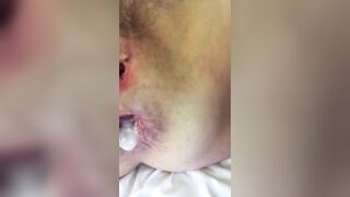 Thick Anal Cummed out of Hottie Granny’s Butt
