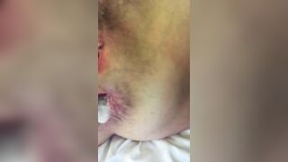 Thick Anal Cummed out of Hottie Granny’s Butt