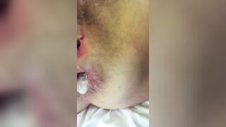 Thick Anal Cummed out of Hottie Granny’s Butt