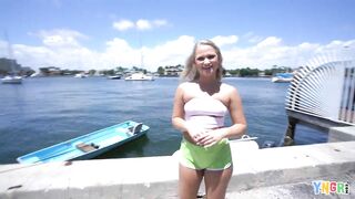 YNGR - Slender Blonde Harley King Taken Home For Hard