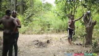 Wild Ebony Couples go Kinky inside the Forest
