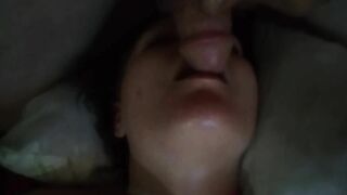 Huge Titties 18 Yo Learning to Suck