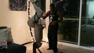 Church bimbos Captured Suspended Impact Fellatio