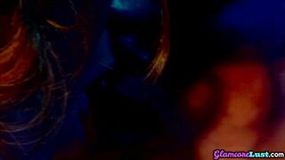 Glamcore dyke finger fuck before oralsex and toy toying