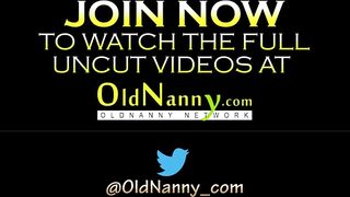 OLDNANNY Unshaved Granny and 19 Yo Lesbo Dildo Masturbation Sex