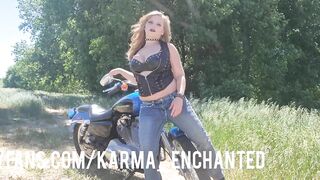 Karma Shows Cutie Small Skinny Body Wanting your Dick