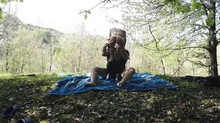 Outdoors Sex. Unexpected Fucked with my Bf into the Forest.hiking and Cumming !!